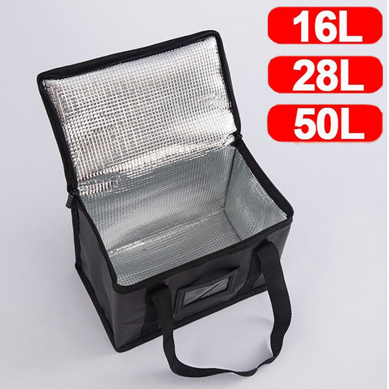 Camping Cooking Food - 1pc Large Insulated Picnic Bags, Thermal