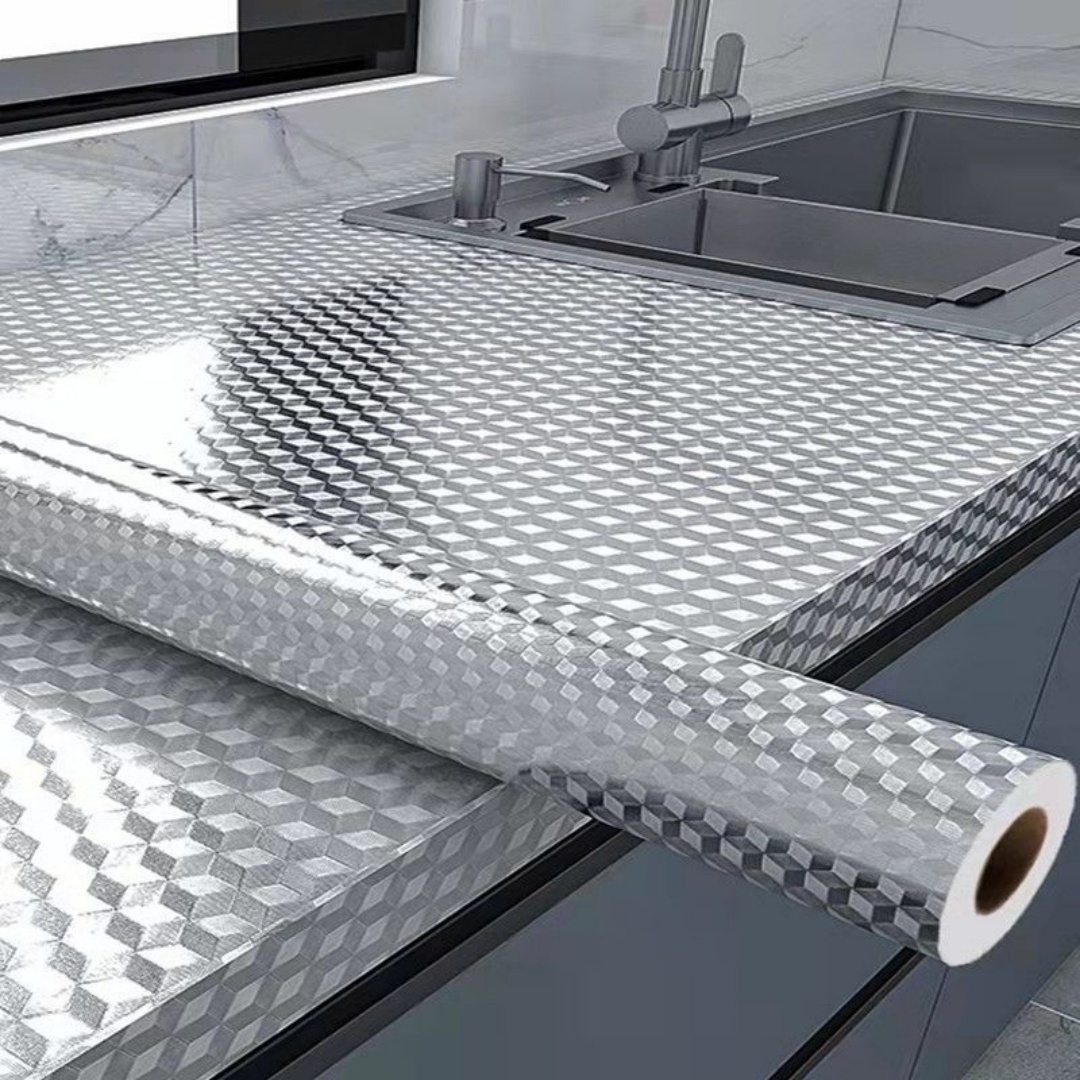 Aluminum Foil Heavy Duty - Aluminum Foil Kitchen Stove Sticker, Oil-Proof