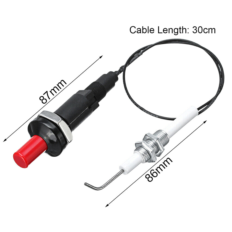 Camping Cooking Box - Push Button Piezo Ignitor With Cable