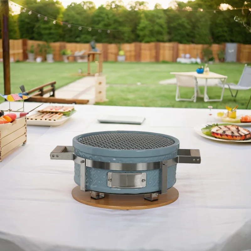 Japanese Camping Cooking - a Japanese Ceramic Indoor/Outdoor Ceramic Charcoal