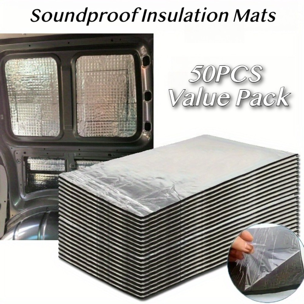 Aluminum Foil Heavy Duty - 50PCS Value Pack Car Soundproof Insulation
