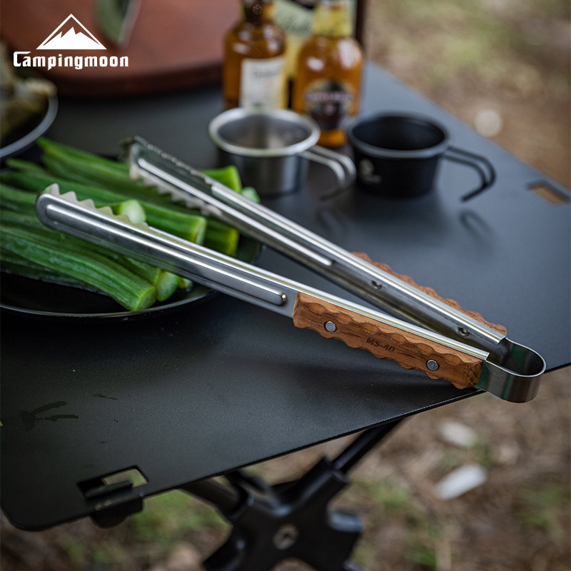 Camping Cooking Food - Outdoor Camping Kitchenware Cookware Serving Tongs