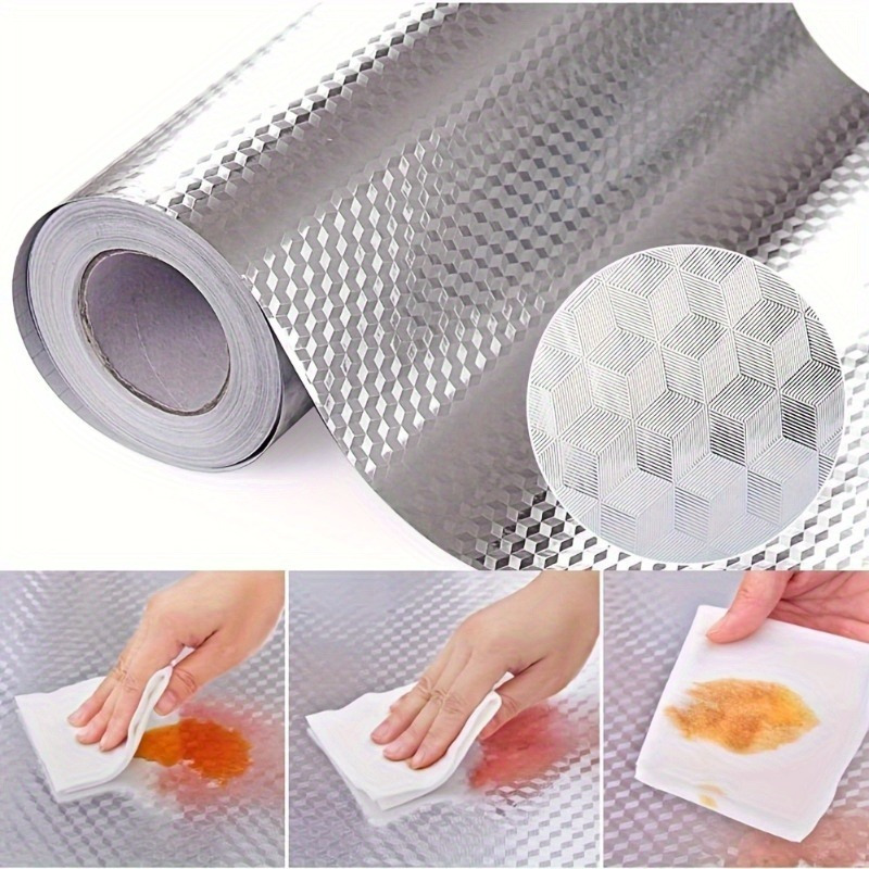 Aluminum Foil Heavy Duty - YITAPE Kitchen Aluminum Foil Sticker Self