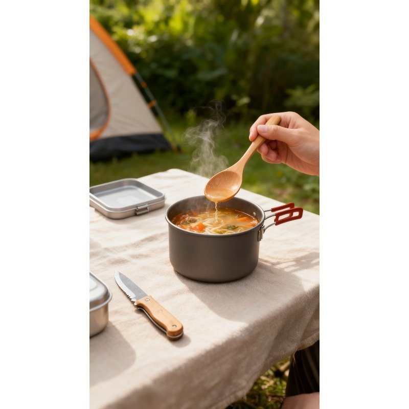 Japanese Camping Cooking - Japanese Wooden Spoon for Tea Coffee
