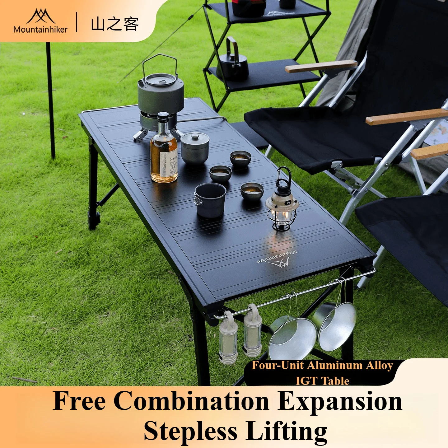 Camping Cooking Gazebo - Mountainhiker Camping Folding Lift Removable Multi