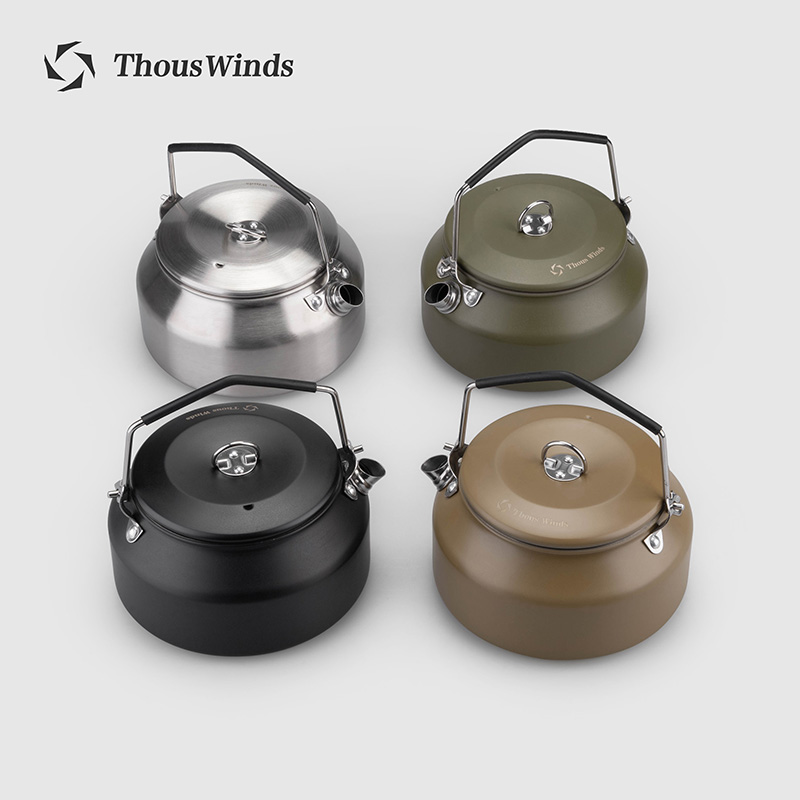 Camping Cooking Sets - Thous Winds Outdoor Camping Kettle, Portable
