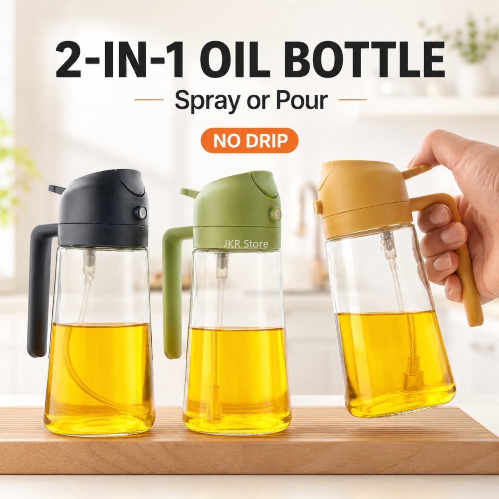 Camping Cooking - 2 in 1 Olive Oil Sprayer