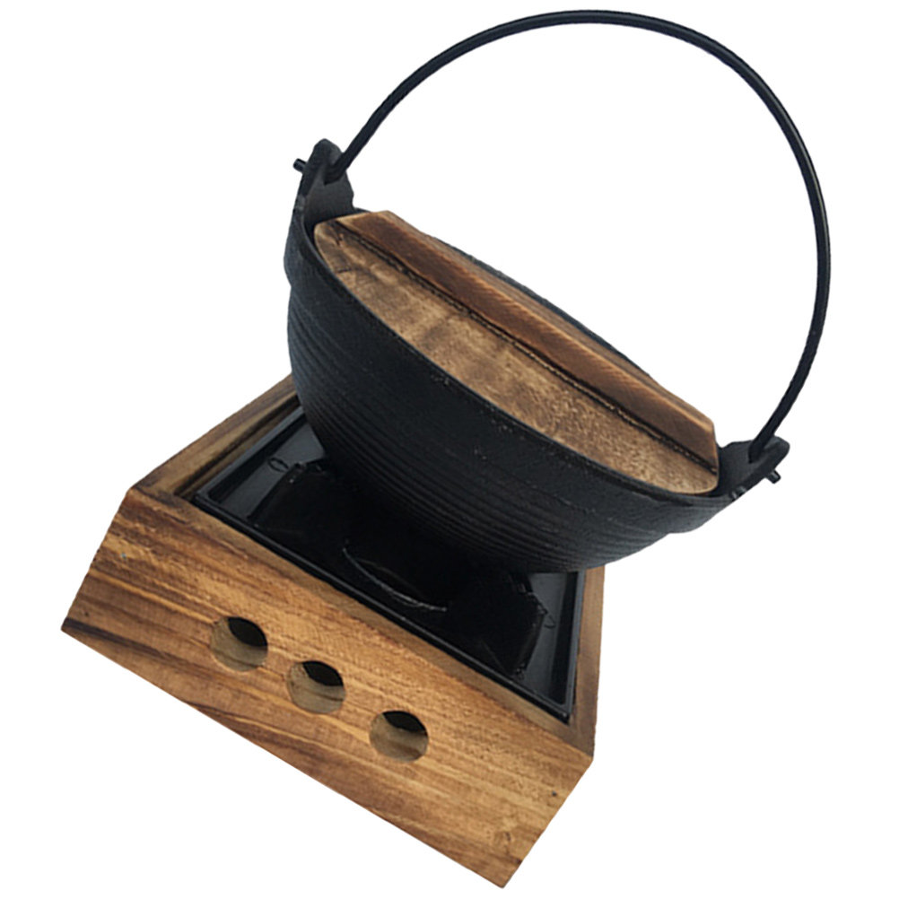 Japanese Camping Cooking - Cast Iron Japanese Hot Pot Sukiyaki
