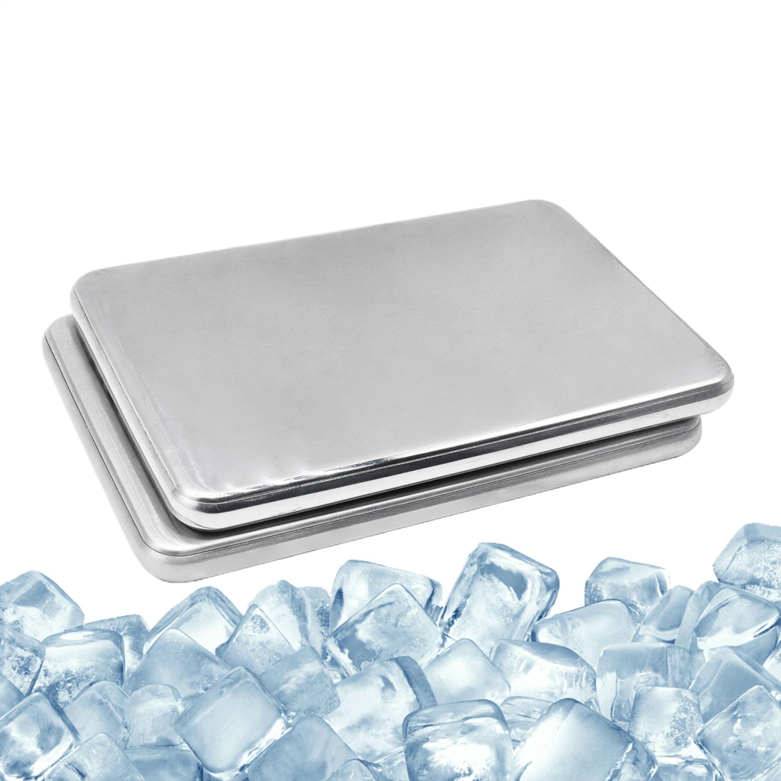 Camping Cooking Box - 2pcs Stainless Steel Ice Packs Long-Lasting