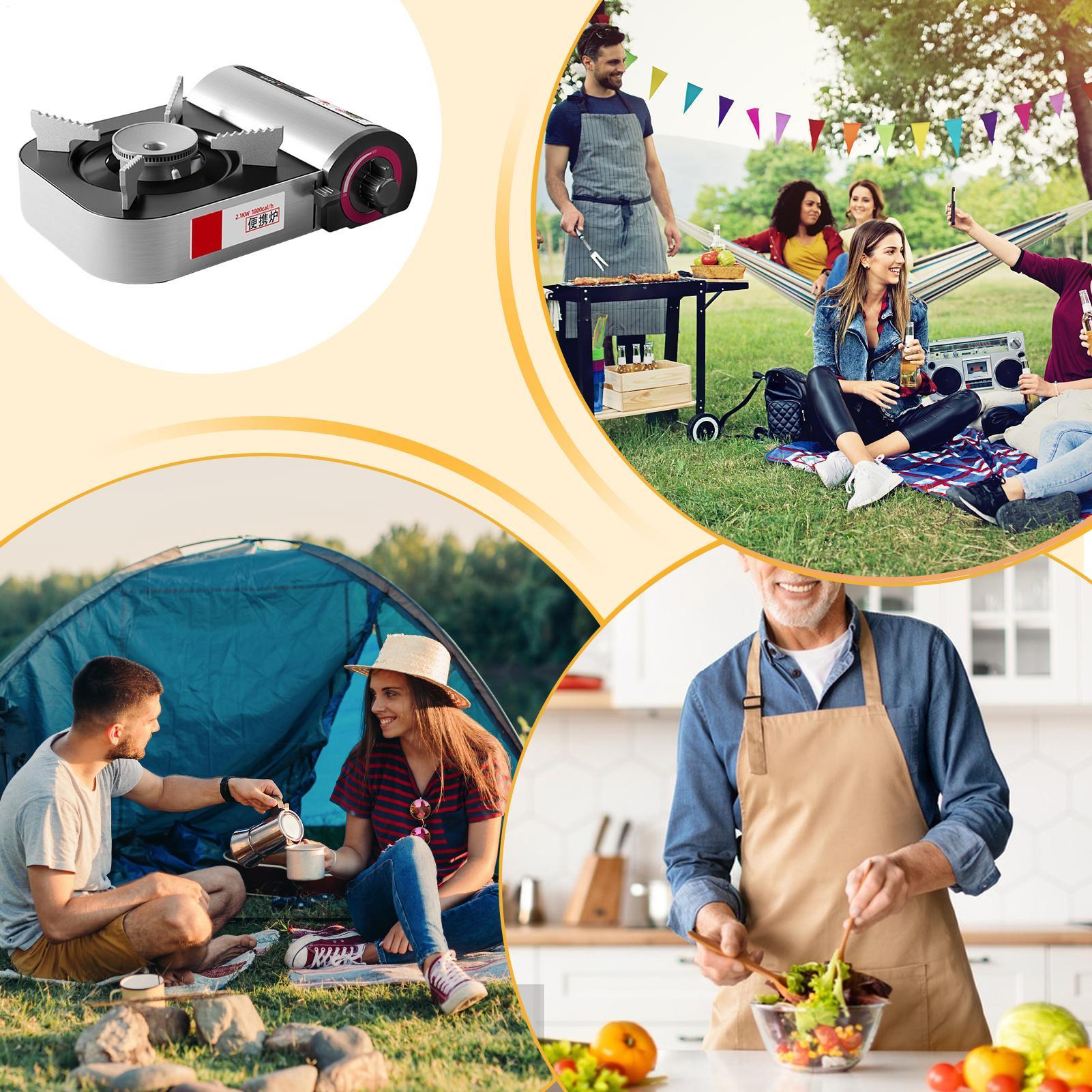 Portable Stove Burner Portable - Camping Cooking Gas Stove Portable Tool ulasan dan harga