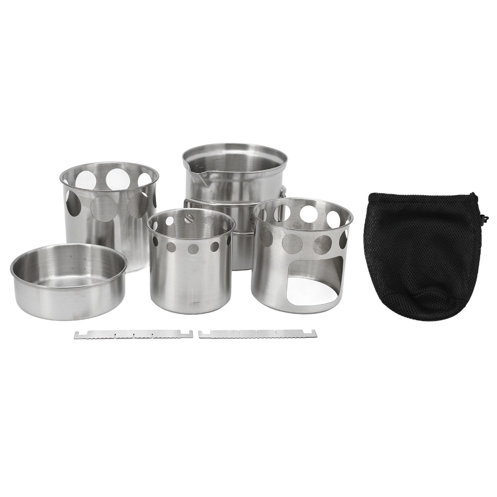 Durable Stainless Steel Campin - Camping Cooking Sets ulasan dan harga