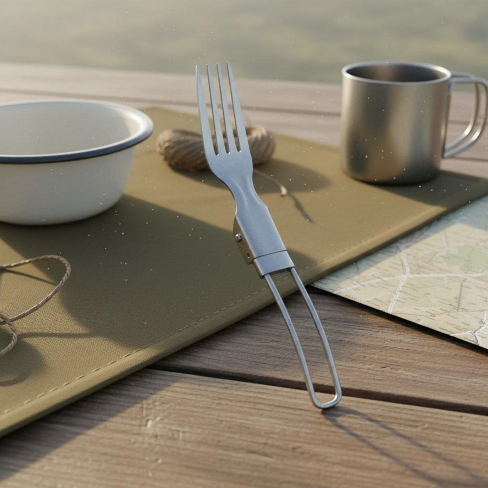 Folding Cutlery Compact Tablew - Camping Cooking Set Compact ulasan dan harga