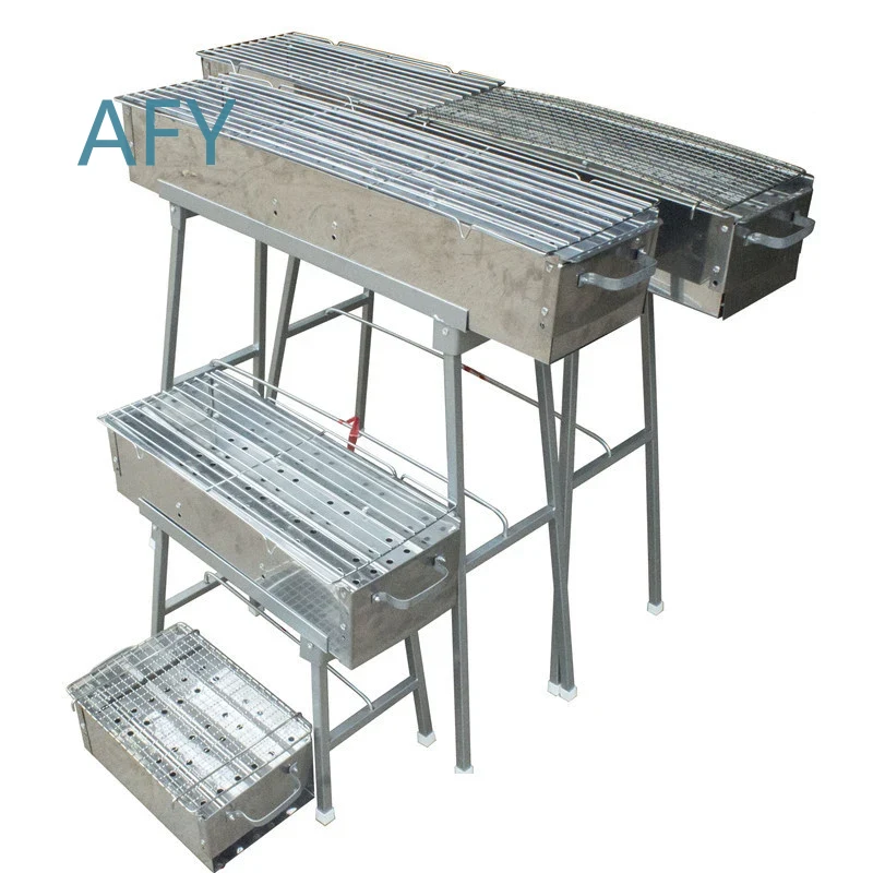 Portable Folding Charcoal BBQ  - Camping Cooking Set Compact ulasan dan harga