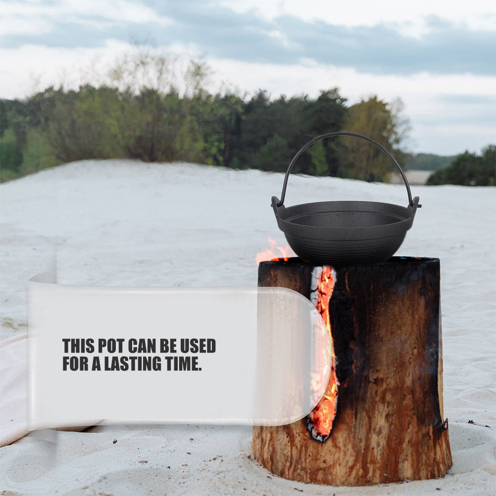 Premium Cast Iron Hanging Cook - Japanese Camping Cooking ulasan dan harga