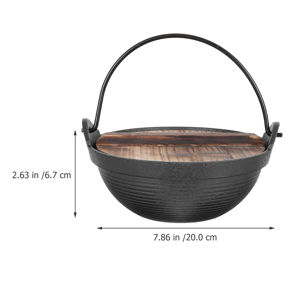 Premium Cast Iron Hanging Cook - Japanese Camping Cooking ulasan dan harga