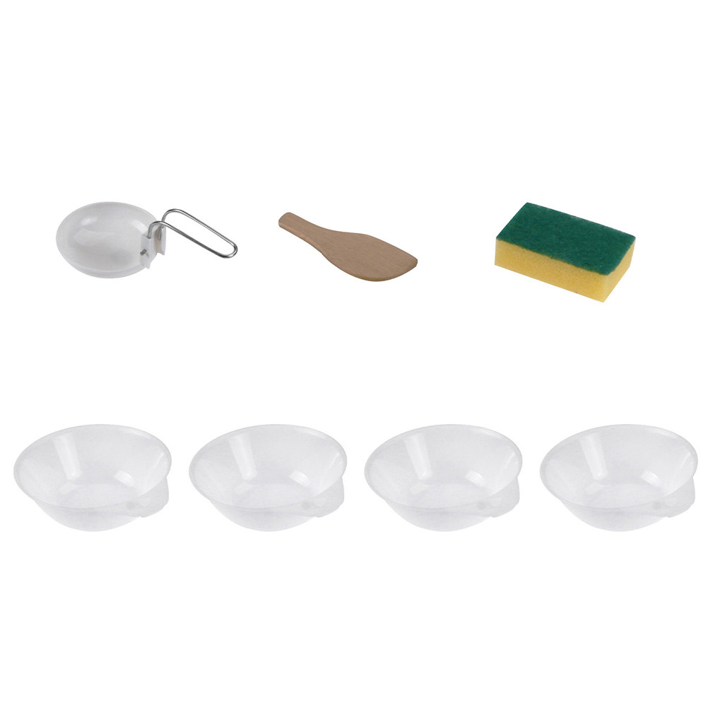 7Pcs Compact Camping Tableware - Camping Cooking Set Compact ulasan dan harga