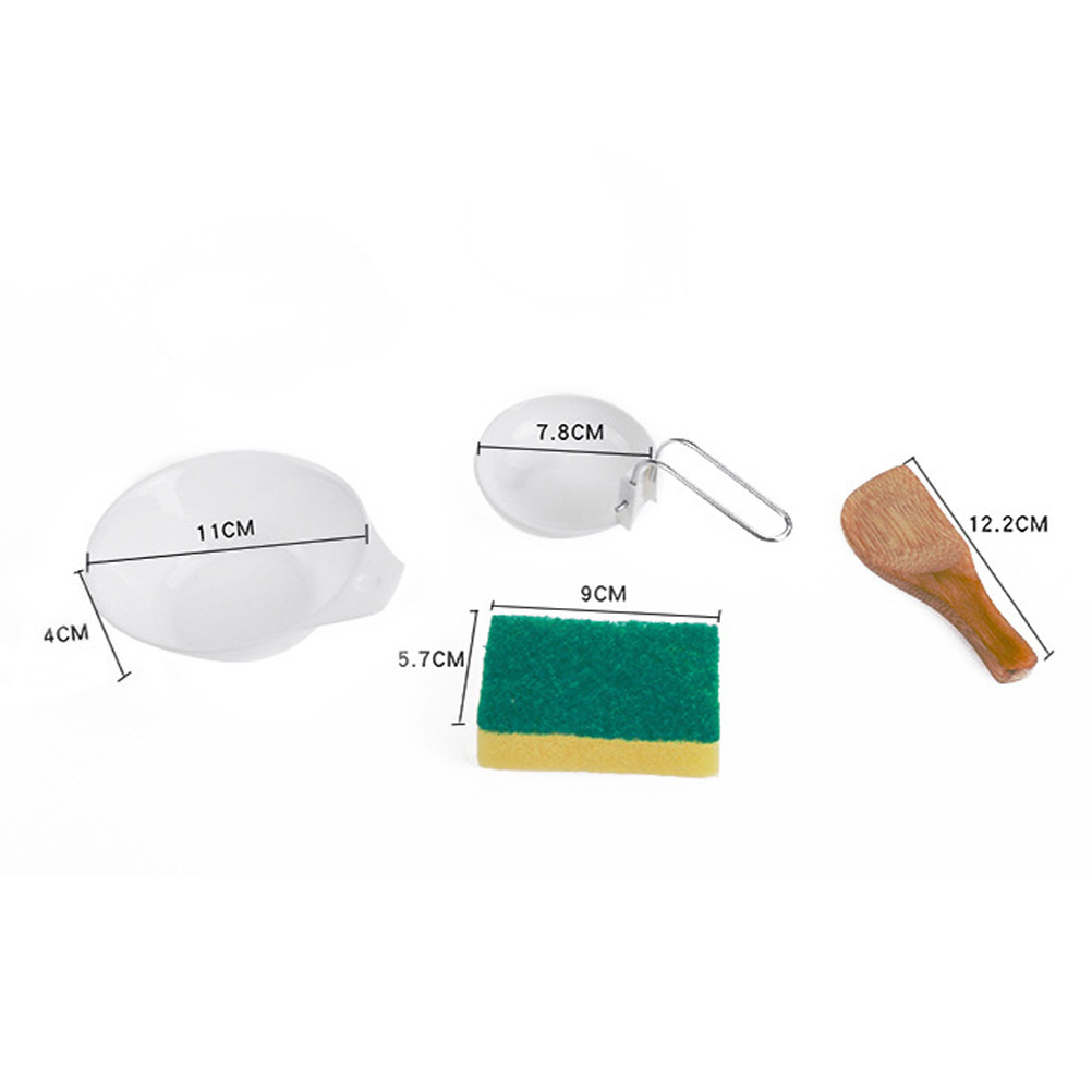 7Pcs Compact Camping Tableware - Camping Cooking Set Compact ulasan dan harga