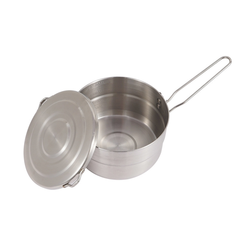 Outdoor Stainless Steel Cookin - Camping Cooking Pot With Lid ulasan dan harga