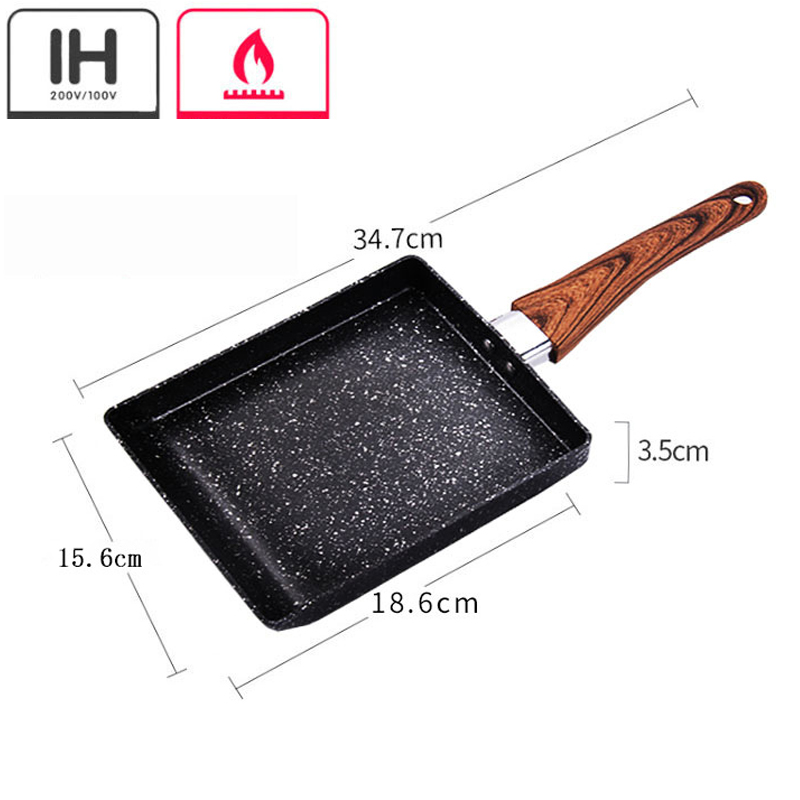Japanese Omelette Pan Egg Roll - Japanese Camping Cooking ulasan dan harga