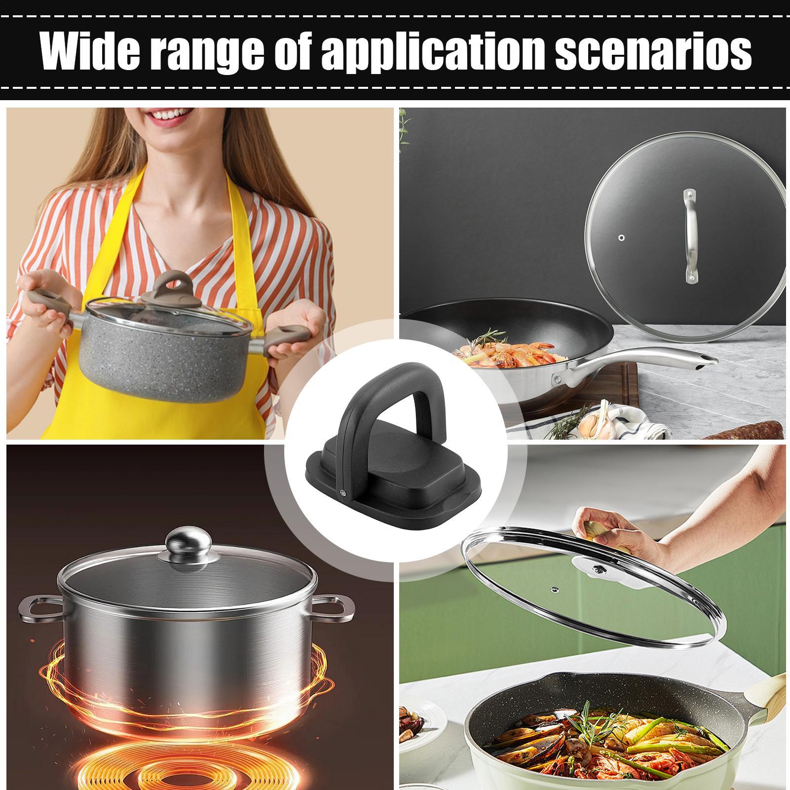 1pc Folding Grip Handle Kitche - Camping Cooking Pot With Lid ulasan dan harga
