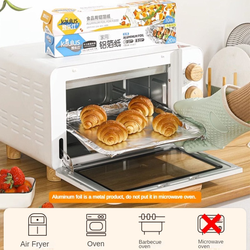 Zackoo 10/20/40M Aluminium Foi - Aluminum Foil Heavy Duty ulasan dan harga