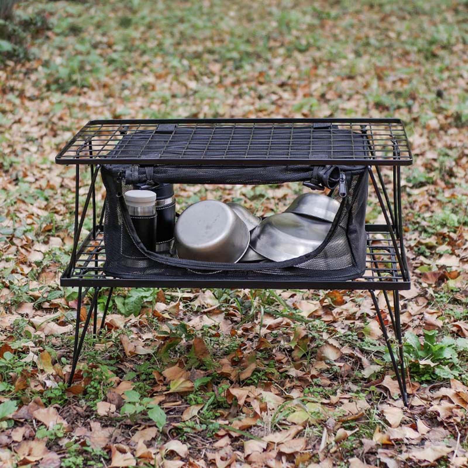 Tableware Storage Bag Portable - Camping Cooking Box ulasan dan harga