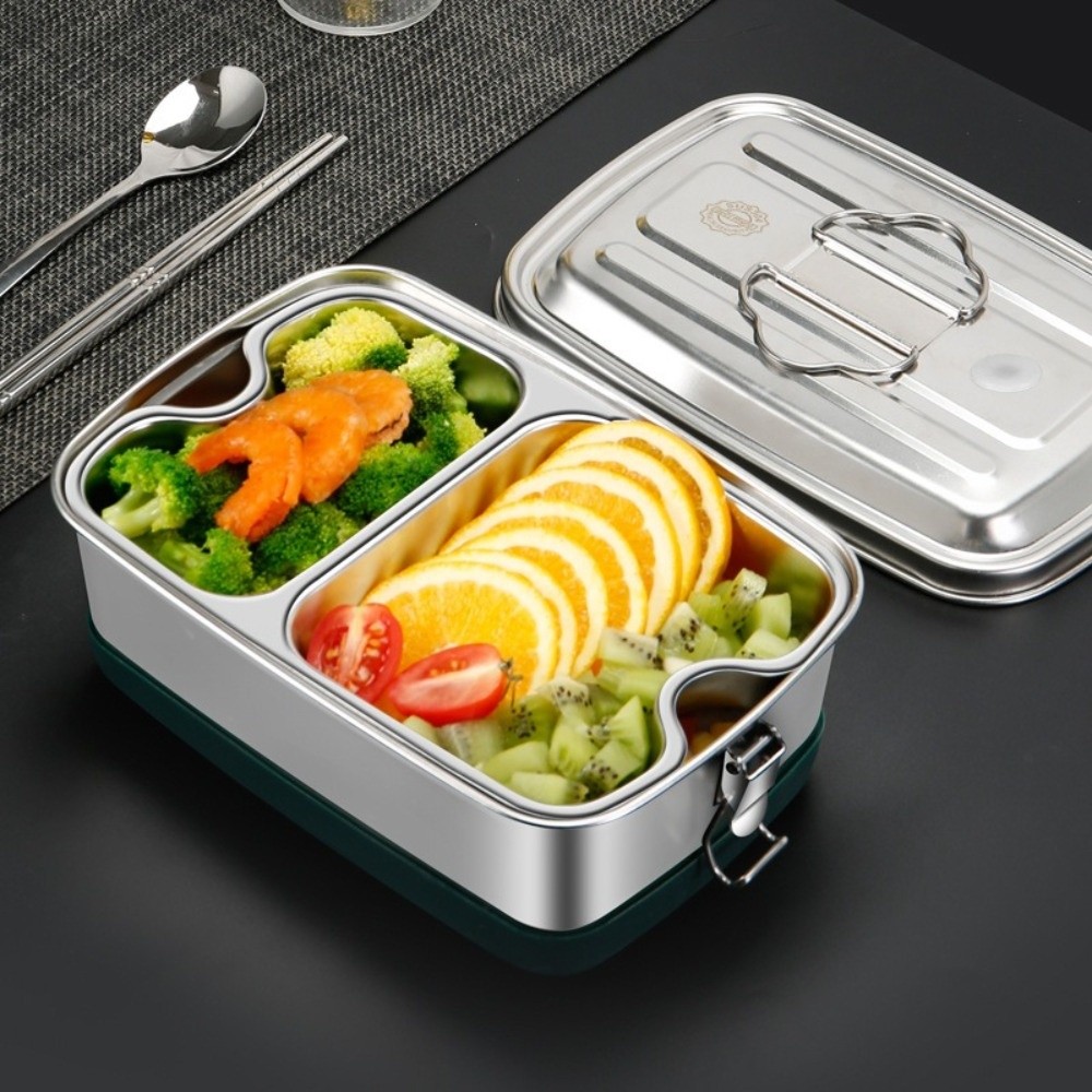 Double-layer Stainless Steel L - Camping Cooking Box ulasan dan harga