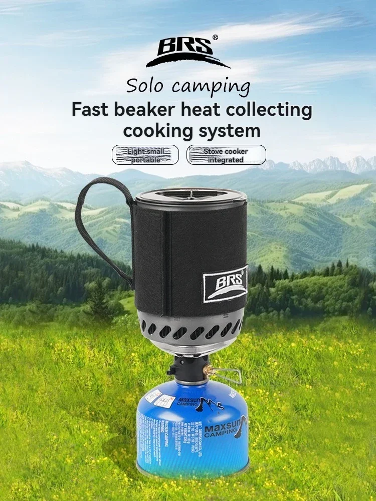 BRS-61 Heat Exchanger Portable - Camping Cooking Gas Stove Portable Tool ulasan dan harga