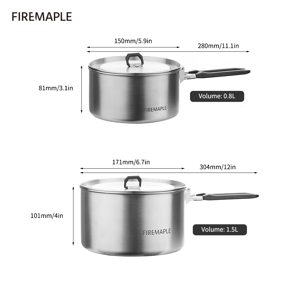 Fire Maple Camping Cookware Hi - Camping Cooking Set Compact ulasan dan harga