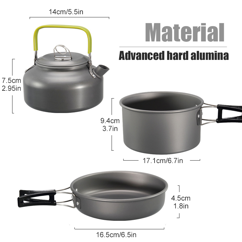 WESTTUNE Camping Cookware Kit  - Camping Cooking Sets ulasan dan harga
