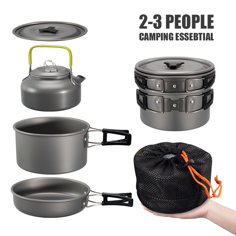WESTTUNE Camping Cookware Kit  - Camping Cooking Sets ulasan dan harga