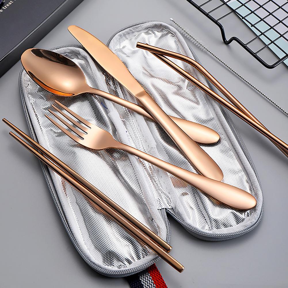 Travel Cutlery Pouch Felt Uten - Camping Cooking Set Compact ulasan dan harga