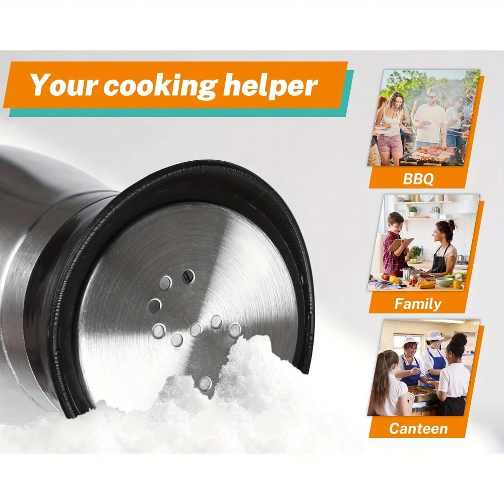 1 Salt/Pepper Shaker 4 Oz Glas - Camping Cooking Gifts ulasan dan harga