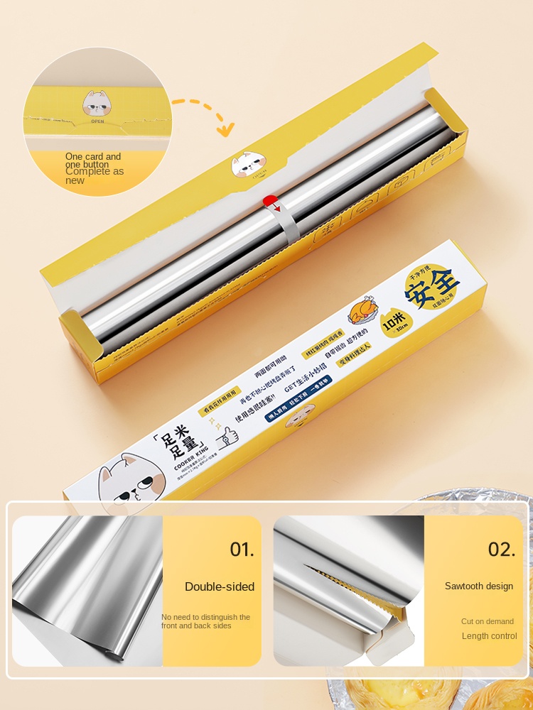 COOKER KING Oven Foil Baking A - Aluminum Foil Heavy Duty ulasan dan harga