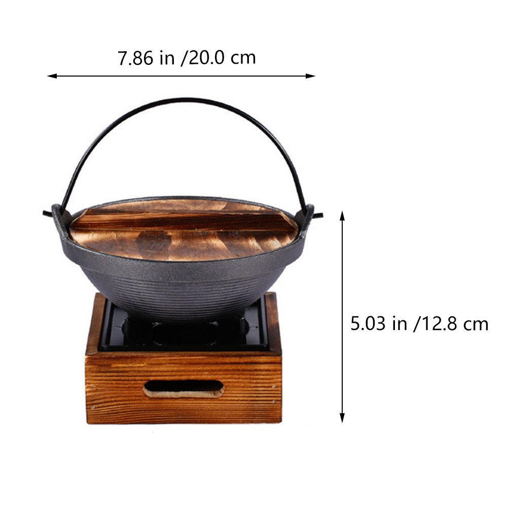 Japanese Style Cast Iron Sukiy - Japanese Camping Cooking ulasan dan harga