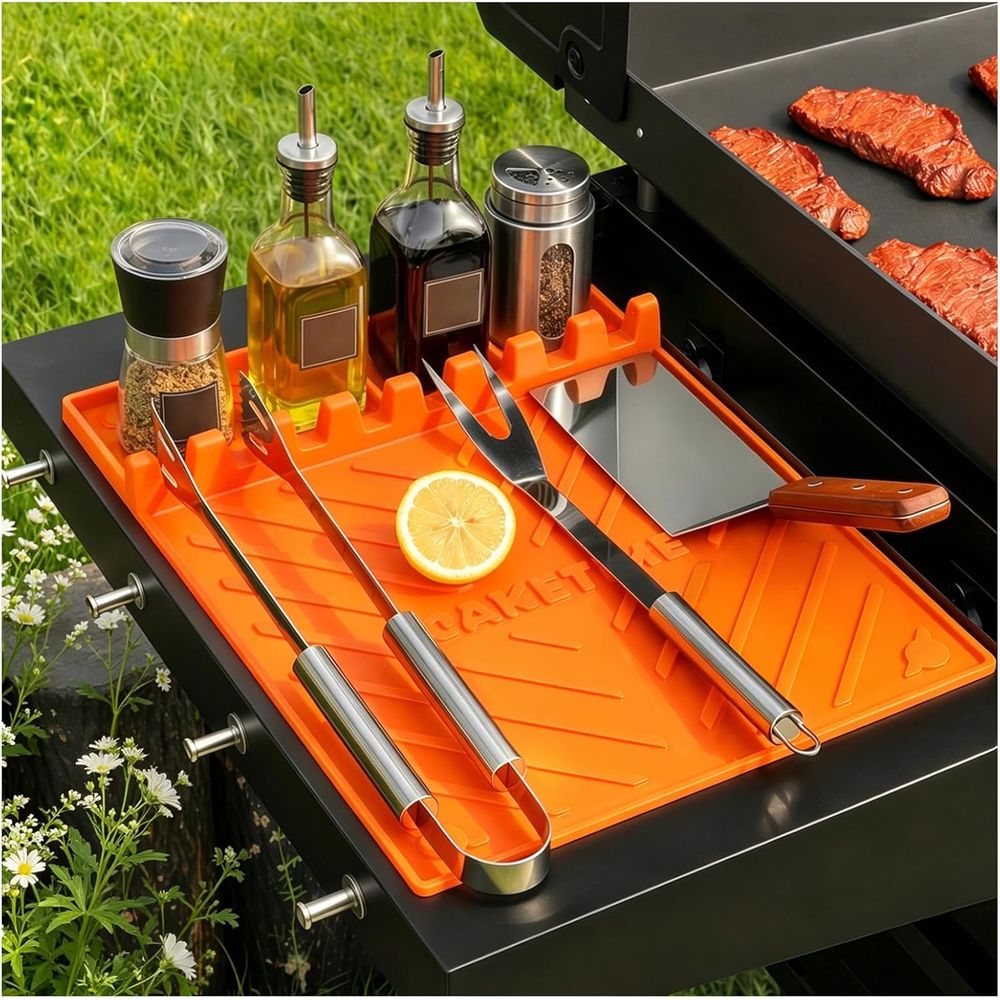 Silicone Grill Mats or Griddle - Camping Cooking ulasan dan harga