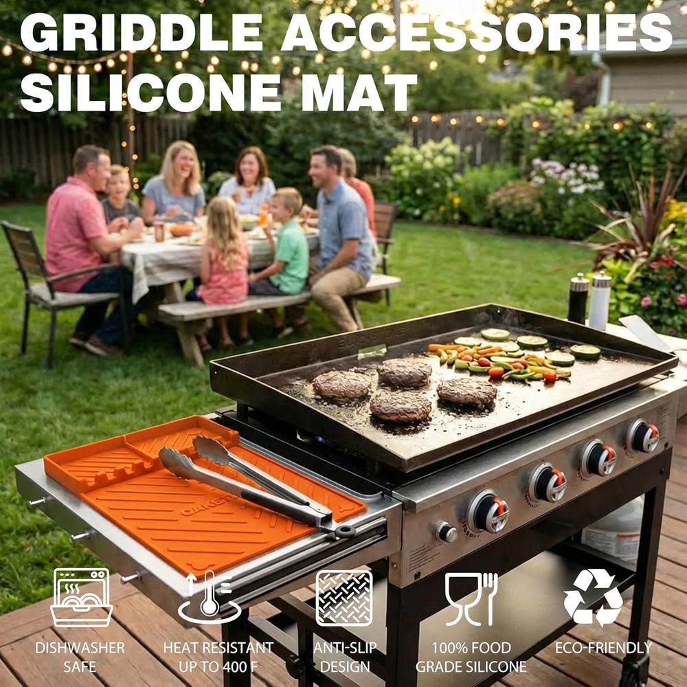 Silicone Grill Mats or Griddle - Camping Cooking ulasan dan harga