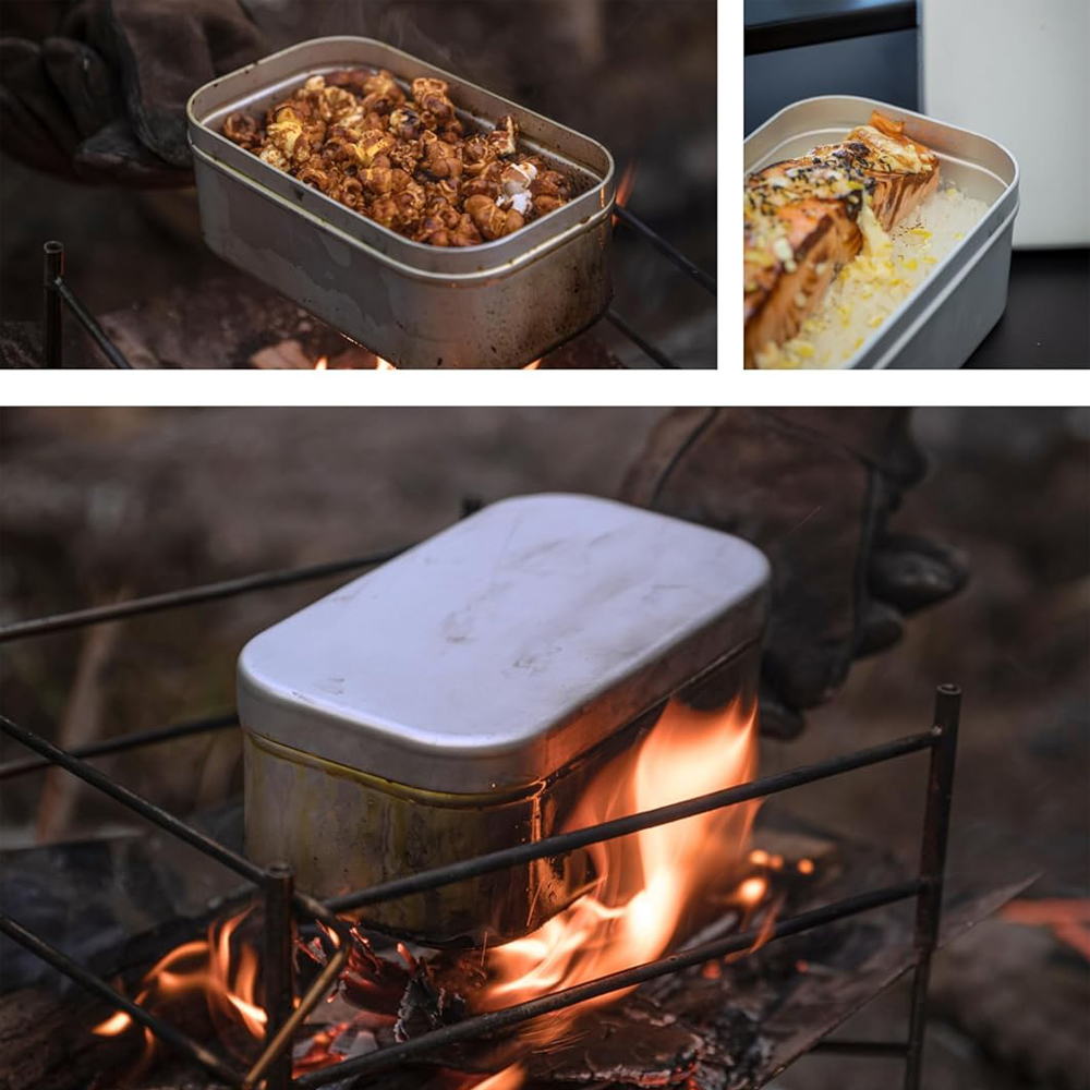 Foldable Bento Box Handle, Lun - Camping Cooking Box ulasan dan harga