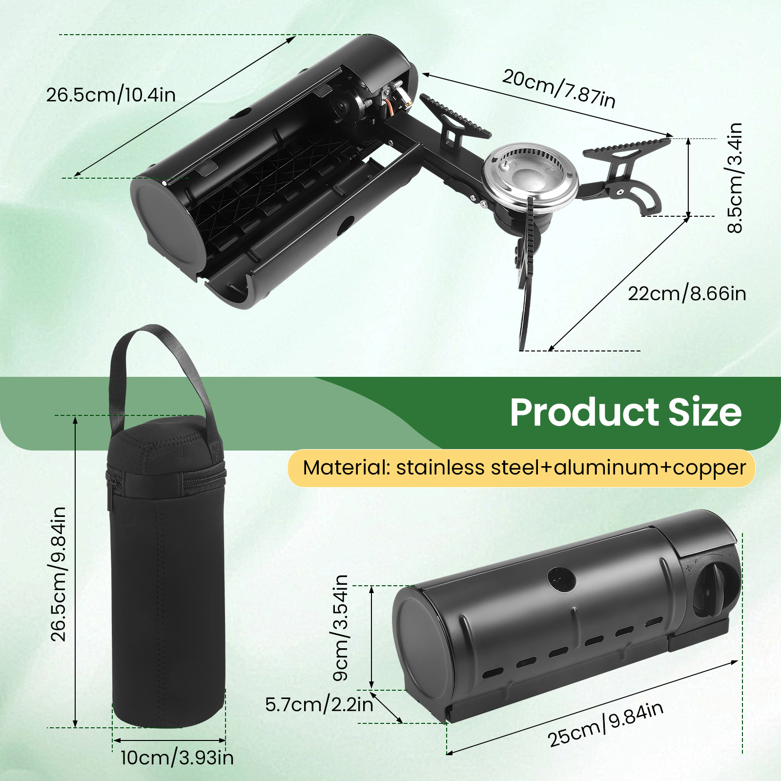 2800W Portable Folding Stove C - Camping Cooking Gas Stove Portable Tool ulasan dan harga