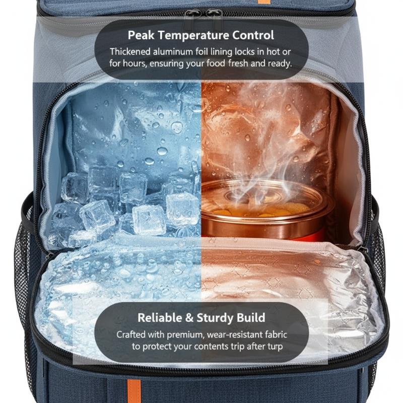 [J] Insulated Cooler Backpack  - Camping Cooking Food ulasan dan harga