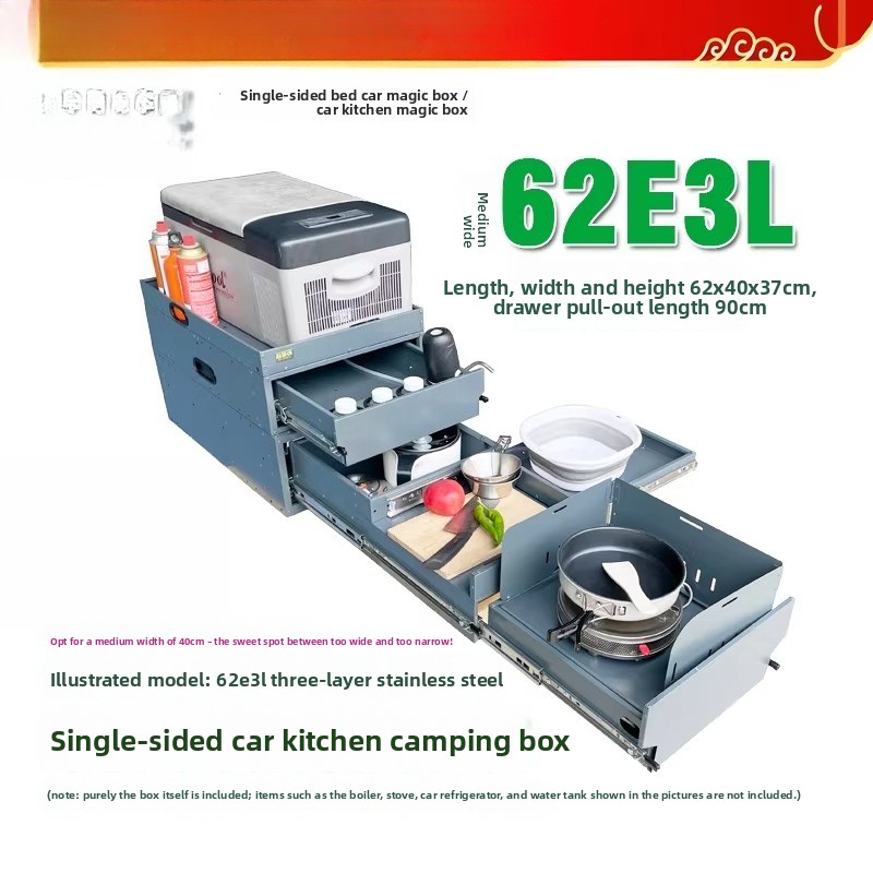Portable Tailgate Kitchen & St - Camping Cooking ulasan dan harga