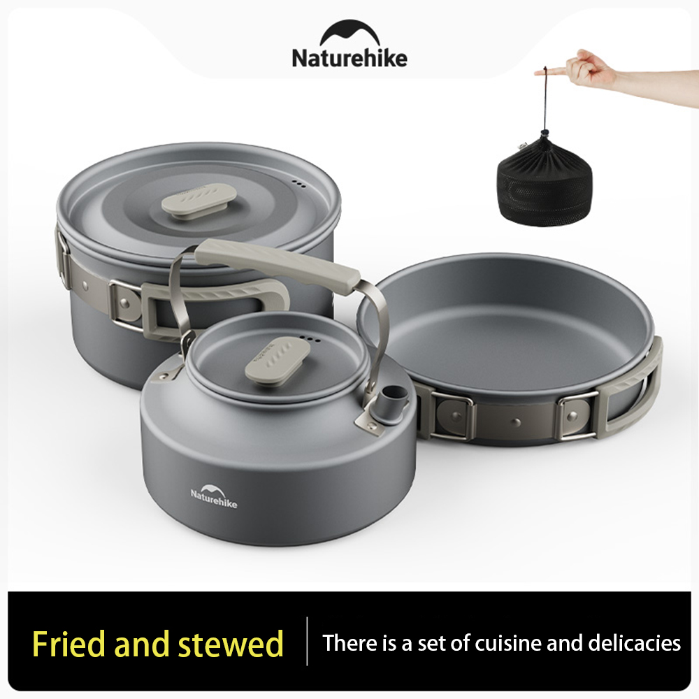 Naturehike Outdoor Pot Set,Cam - Camping Cooking Sets ulasan dan harga