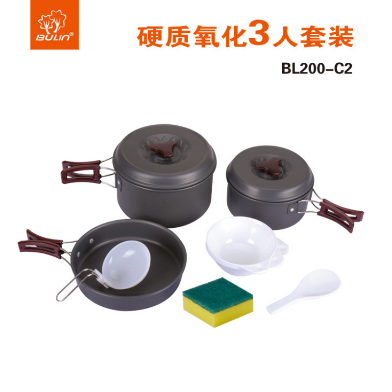 Portable Compact Outdoor Campi - Camping Cooking Set Compact ulasan dan harga